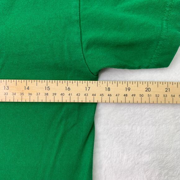 Famous Stars & Straps Mens Medium Tee Shirt Green White Large Logo Short Sleeve - Picture 6 of 7